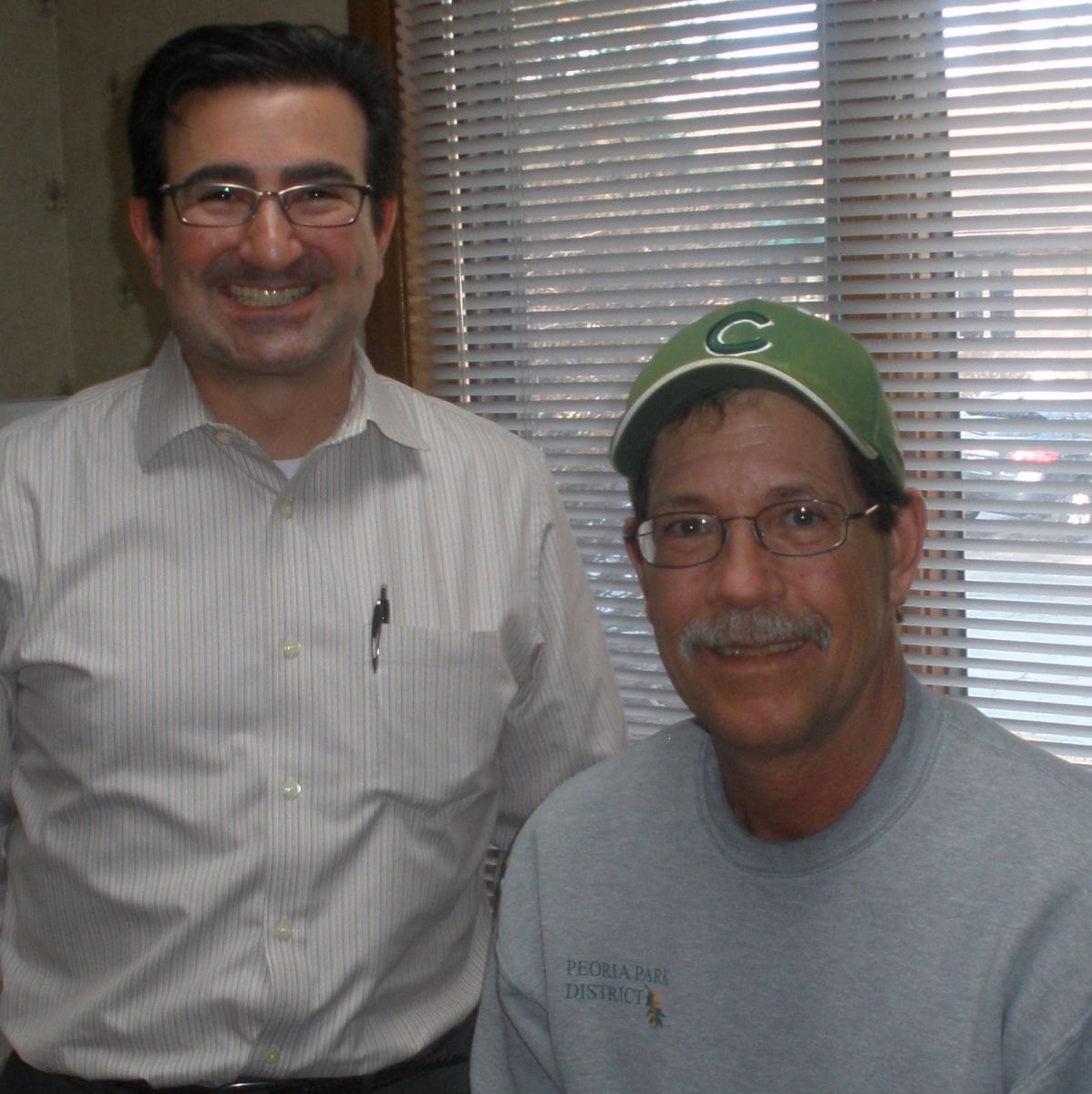 dr. sumer and patient smiling